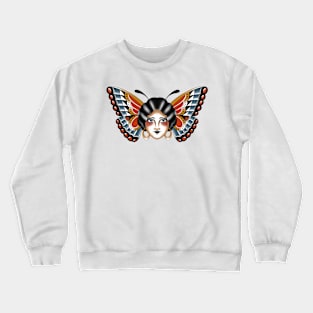 Butterfly lady Crewneck Sweatshirt